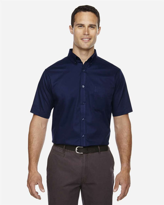 Men's Tall Optimum Short Sleeve Twill Dress Shirt