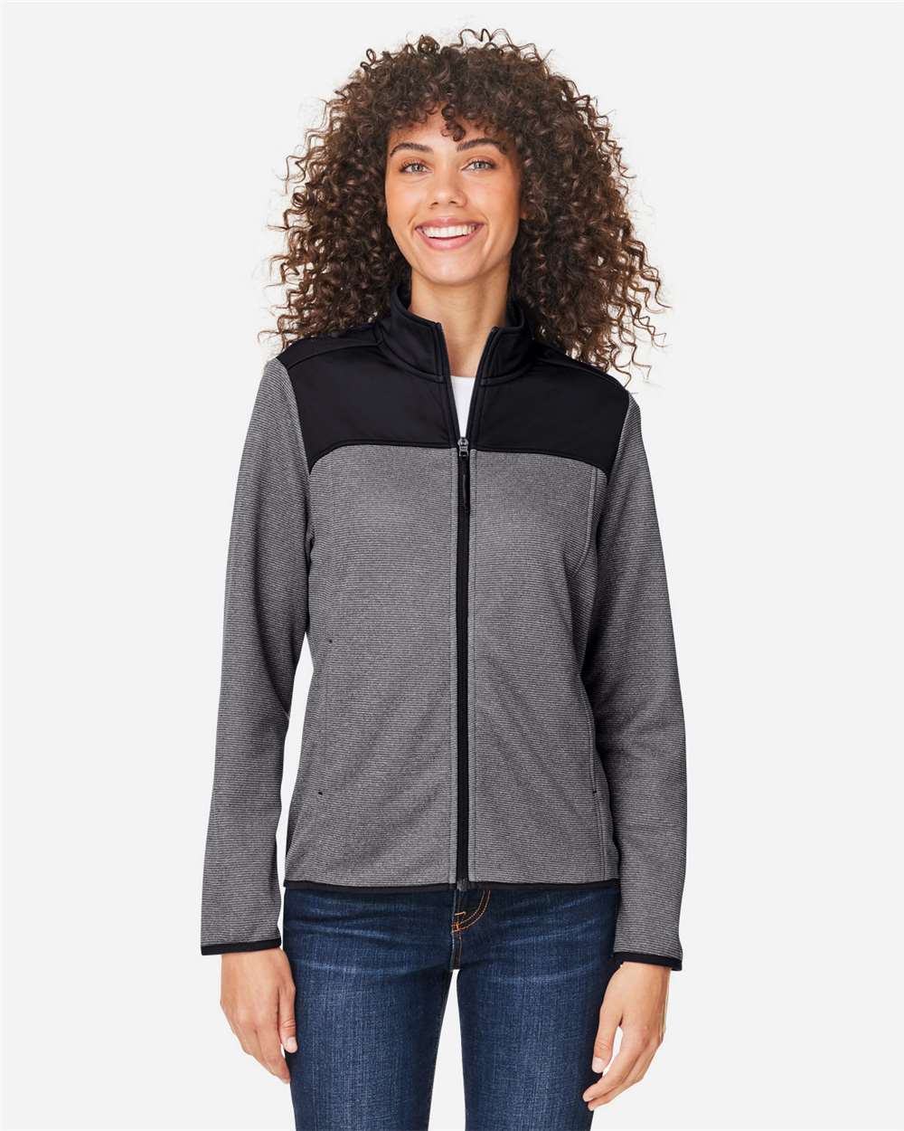 Women's Venture Heathered Stripe Hybrid Jacket