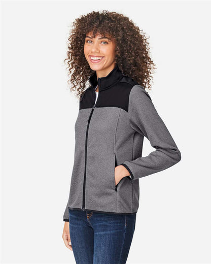 Women's Venture Heathered Stripe Hybrid Jacket
