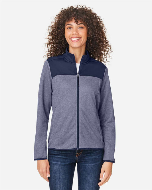 Women's Venture Heathered Stripe Hybrid Jacket