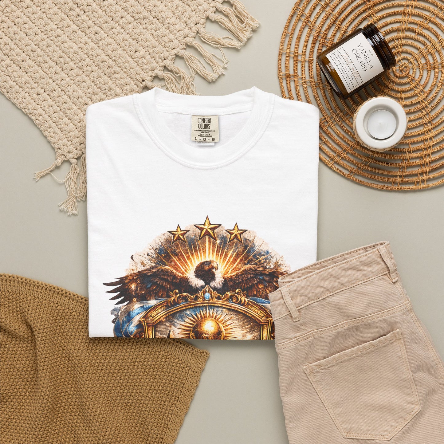 Argentina Football World Cup 'Águila de la Patria' Sovereign Shield | Premium Summer Tee