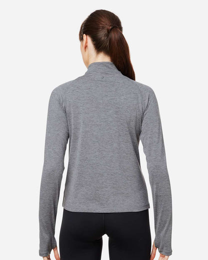 Women's Fairway Marbled Jersey Quarter-Zip Pullover
