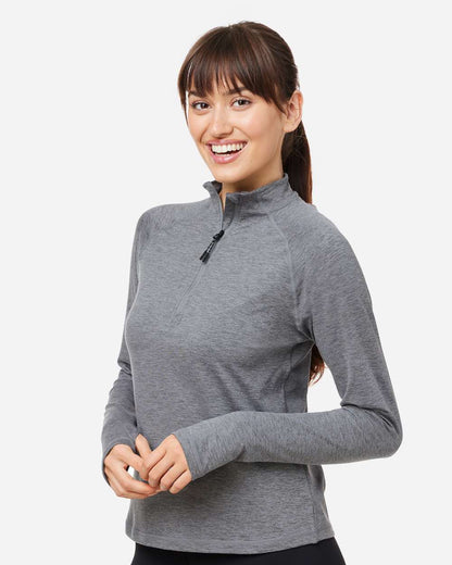 Women's Fairway Marbled Jersey Quarter-Zip Pullover