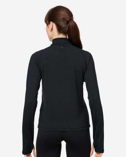 Women's Fairway Marbled Jersey Quarter-Zip Pullover