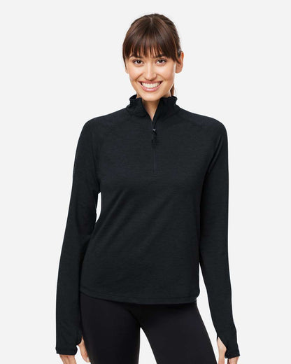 Women's Fairway Marbled Jersey Quarter-Zip Pullover