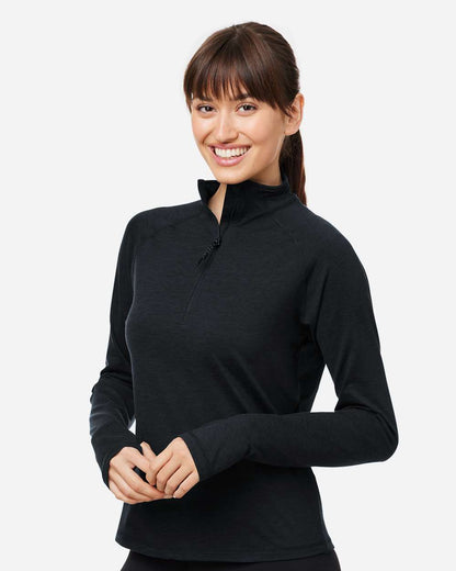 Women's Fairway Marbled Jersey Quarter-Zip Pullover