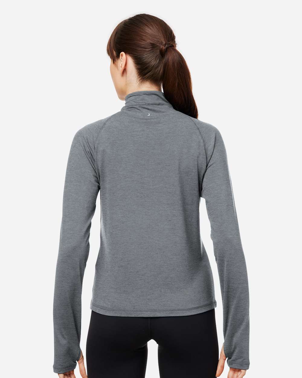 Women's Fairway Marbled Jersey Quarter-Zip Pullover