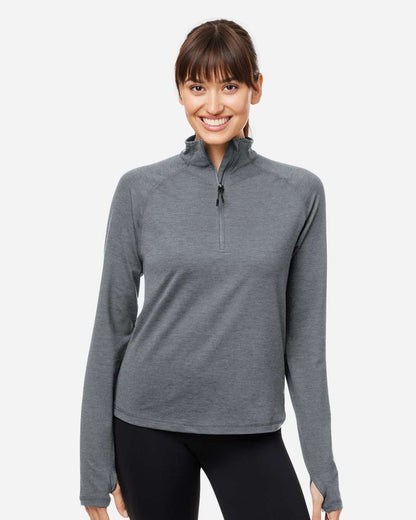 Women's Fairway Marbled Jersey Quarter-Zip Pullover