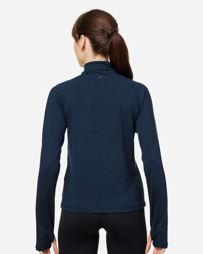 Women's Fairway Marbled Jersey Quarter-Zip Pullover