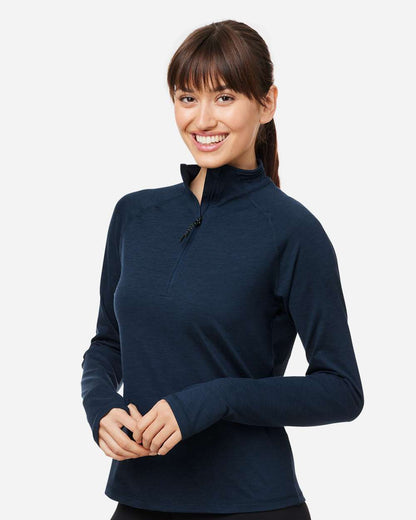 Women's Fairway Marbled Jersey Quarter-Zip Pullover