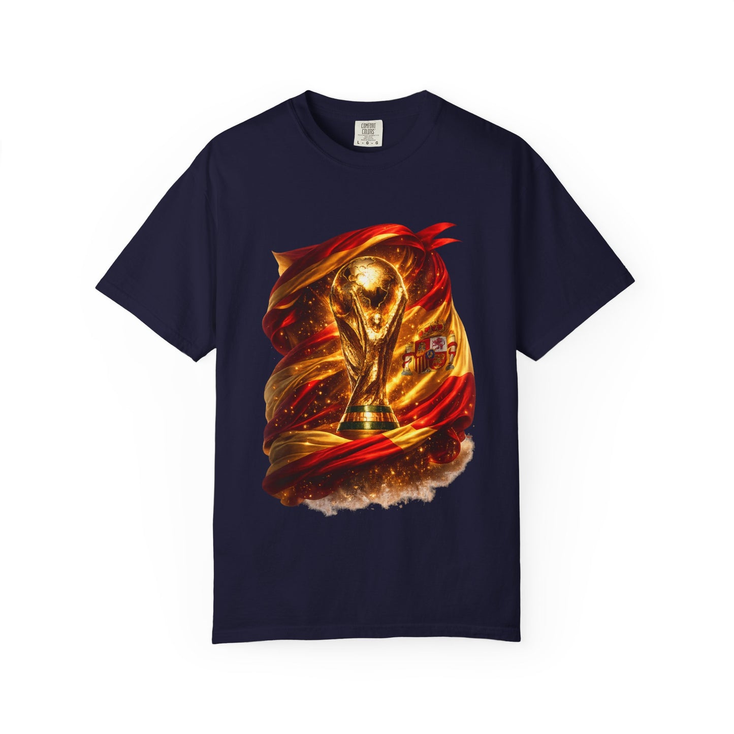 Spain Football World Cup 2026 'Resplandor Eterno' Shrouded Trophy | Premium Graphic Tee