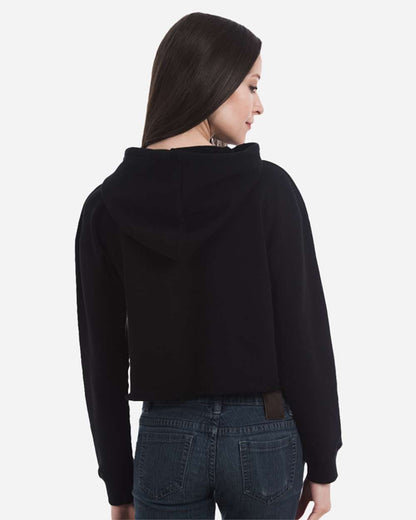 Women's Cropped Fleece Hooded Sweatshirt