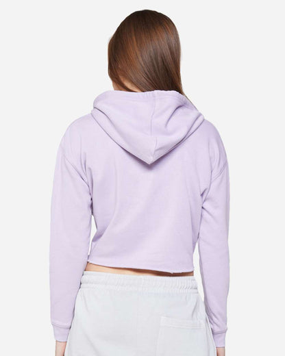 Women's Cropped Fleece Hooded Sweatshirt