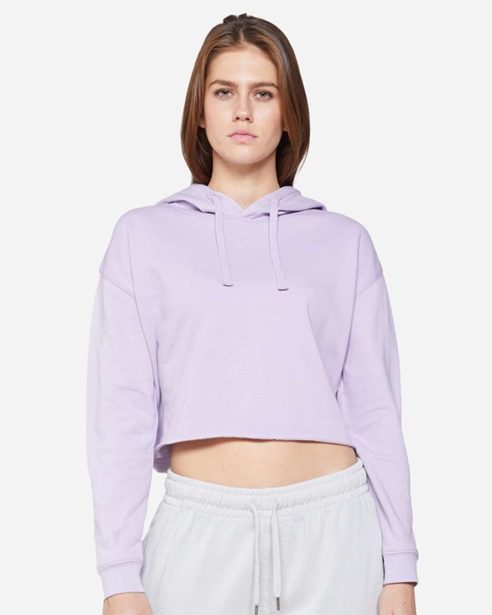 Women's Cropped Fleece Hooded Sweatshirt