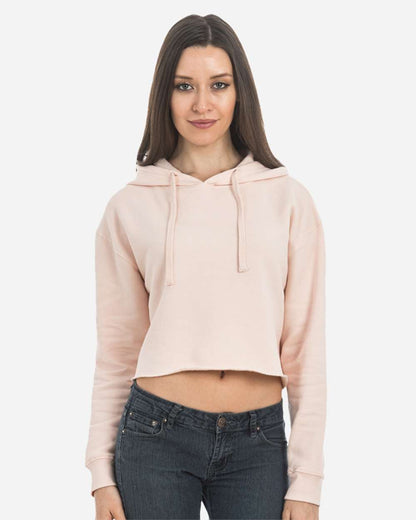Women's Cropped Fleece Hooded Sweatshirt