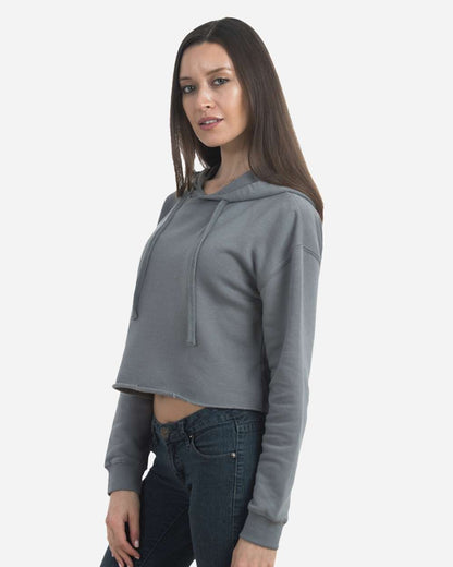 Women's Cropped Fleece Hooded Sweatshirt
