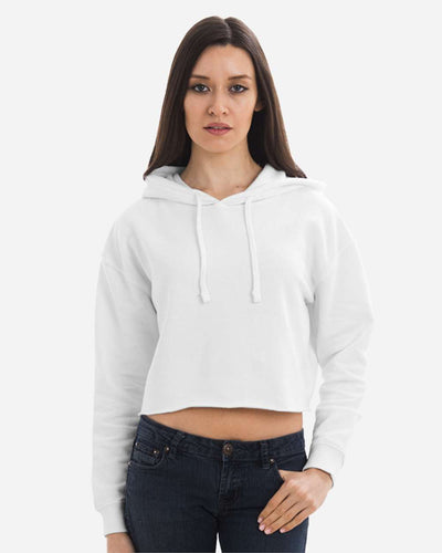 Women's Cropped Fleece Hooded Sweatshirt