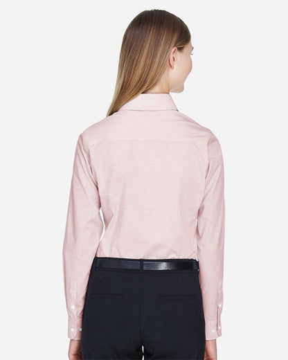Women's Crown CollectionÂ® Micro Tattersall Woven Dress Shirt