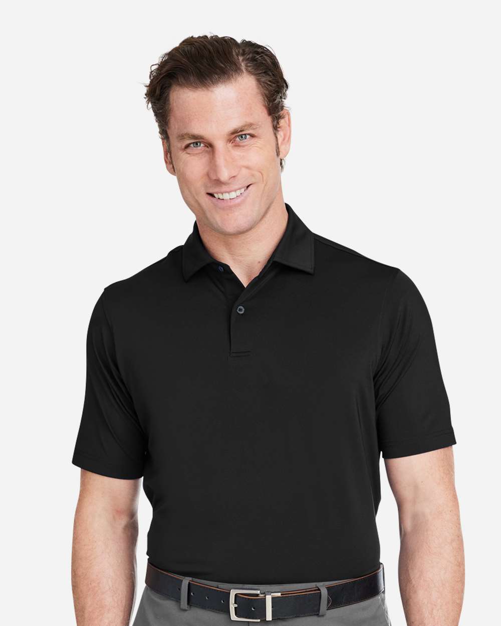 Men's USA Made Tournament Solid Tech Polo