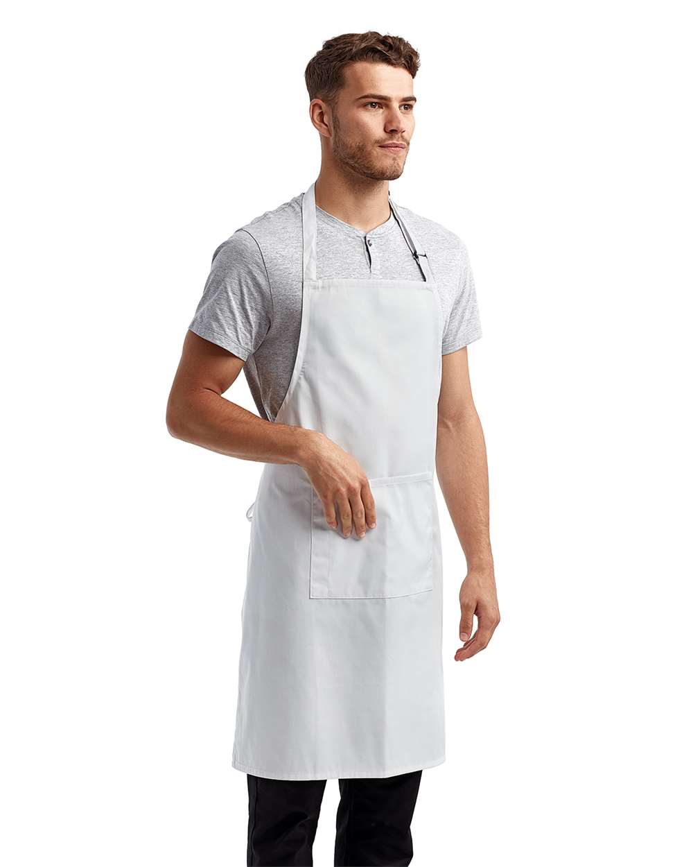 Recycled Pocket Bib Apron