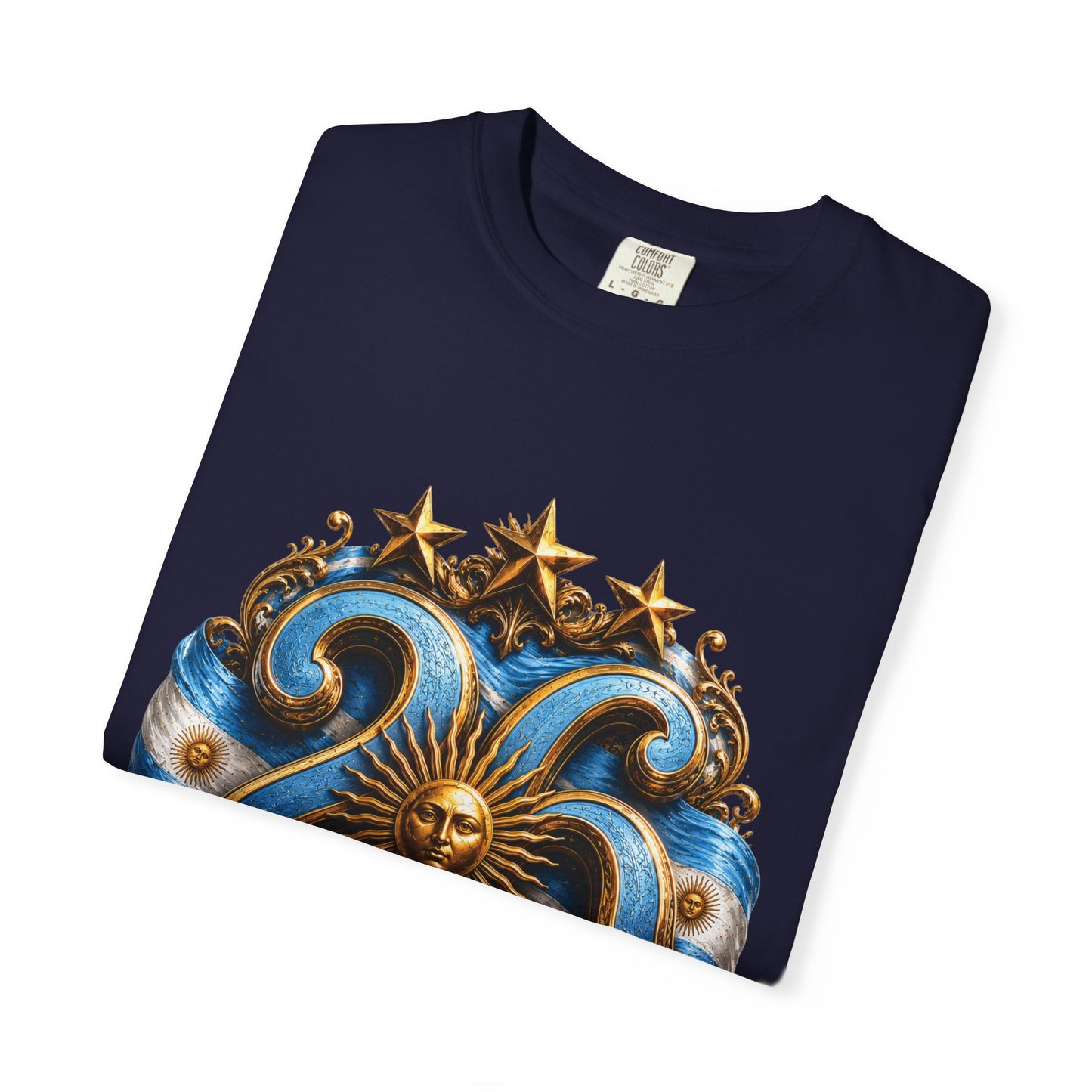 Argentina Football World Cup 2026 Celestial Monogram – Imperial Glory | Premium Summer Tee