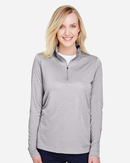 Women's Zone Sonic Heather Performance Quarter-Zip Pullover