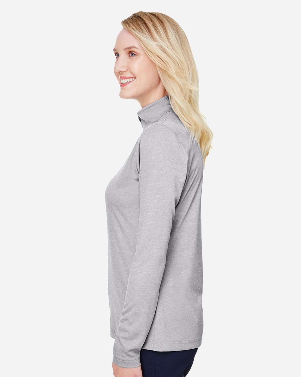 Women's Zone Sonic Heather Performance Quarter-Zip Pullover