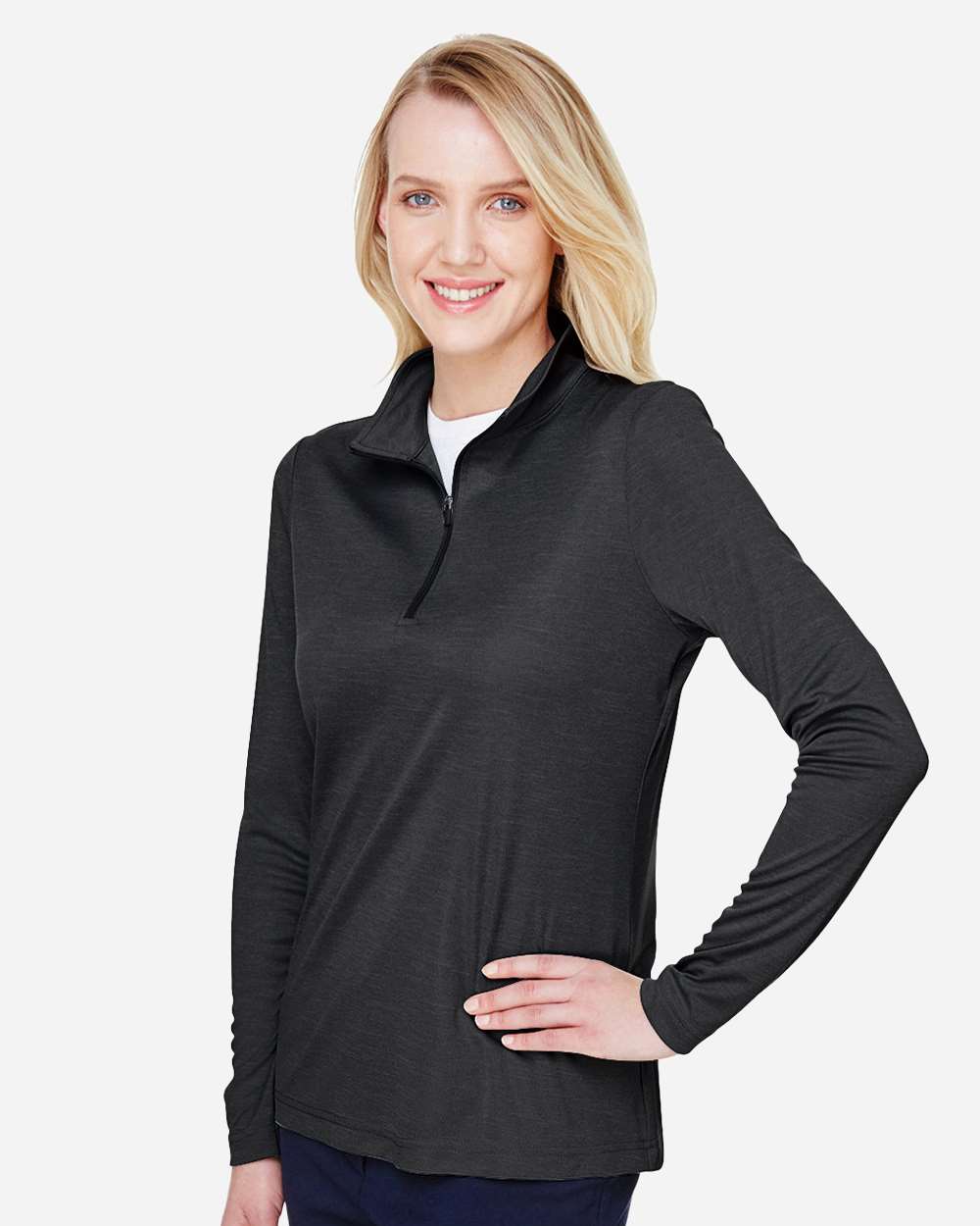 Women's Zone Sonic Heather Performance Quarter-Zip Pullover