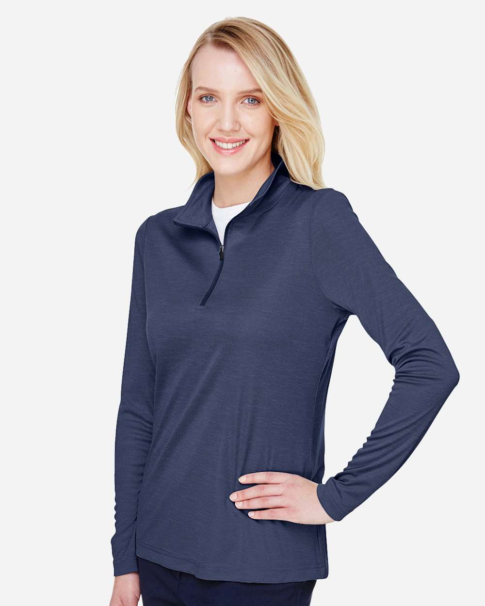 Women's Zone Sonic Heather Performance Quarter-Zip Pullover