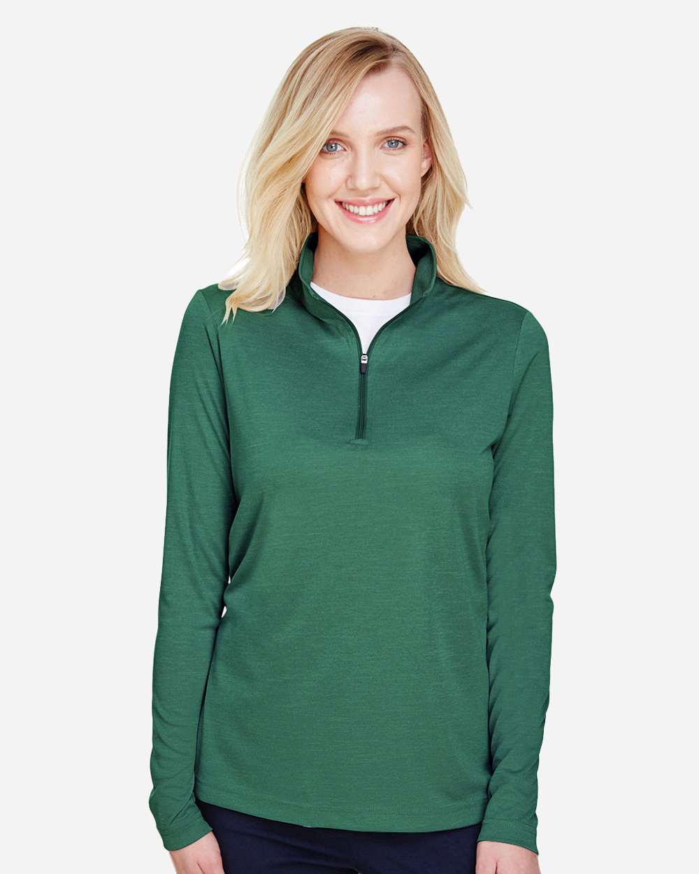 Women's Zone Sonic Heather Performance Quarter-Zip Pullover