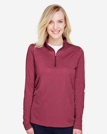 Women's Zone Sonic Heather Performance Quarter-Zip Pullover