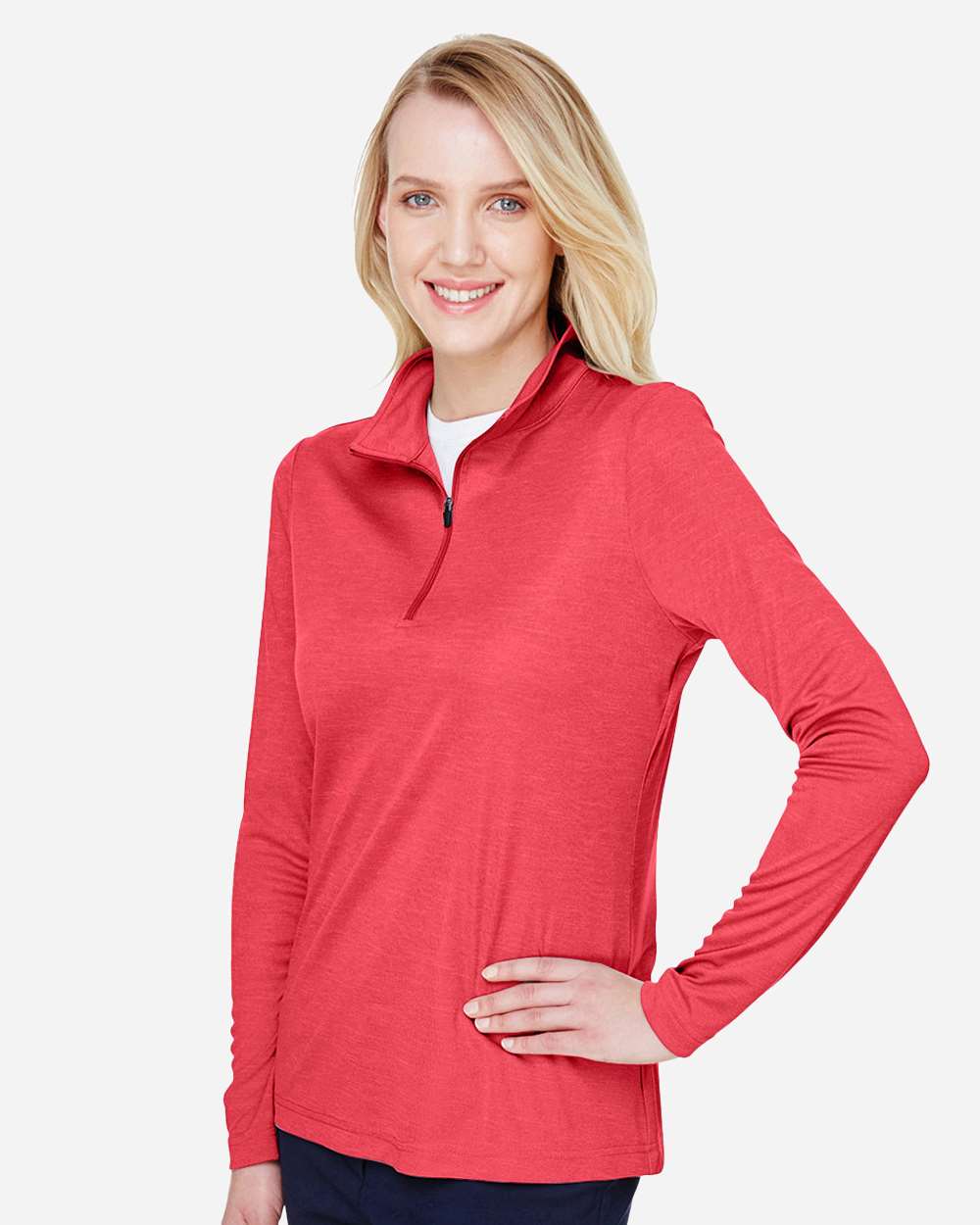 Women's Zone Sonic Heather Performance Quarter-Zip Pullover