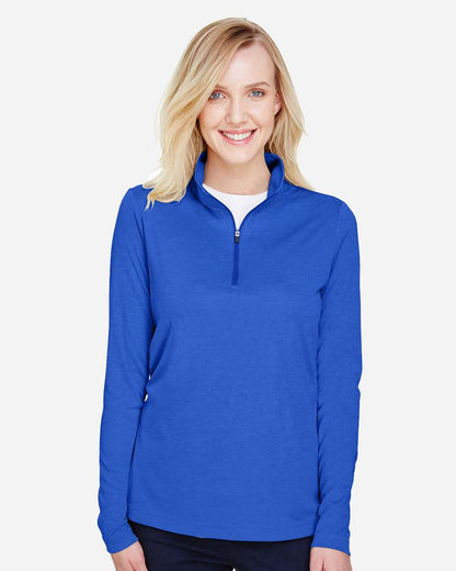 Women's Zone Sonic Heather Performance Quarter-Zip Pullover