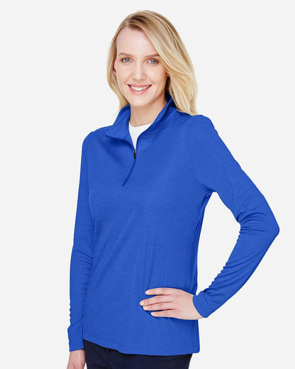 Women's Zone Sonic Heather Performance Quarter-Zip Pullover