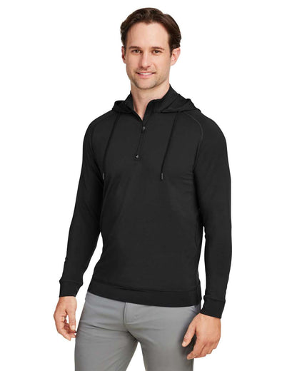 Unisex Vandyke Quarter-Zip Hooded Sweatshirt