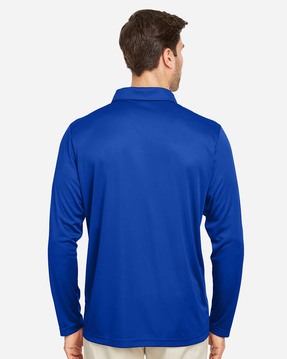 Men's Zone Performance Long Sleeve Polo