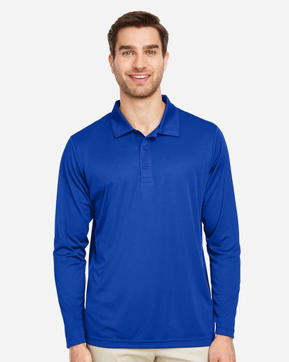 Men's Zone Performance Long Sleeve Polo