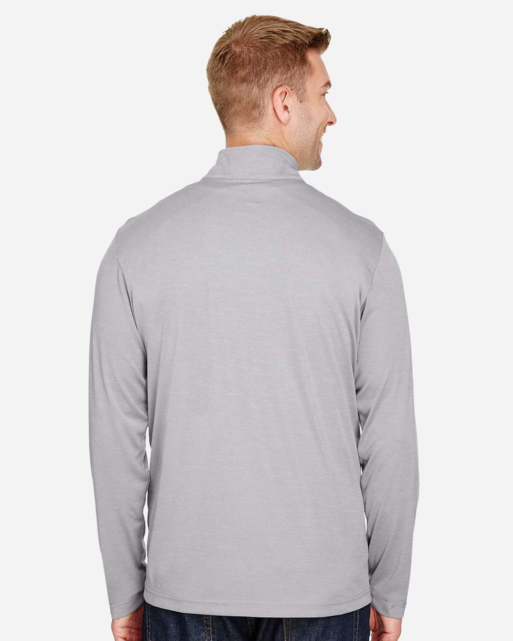 Men's Zone Sonic Heather Performance Quarter-Zip Pullover