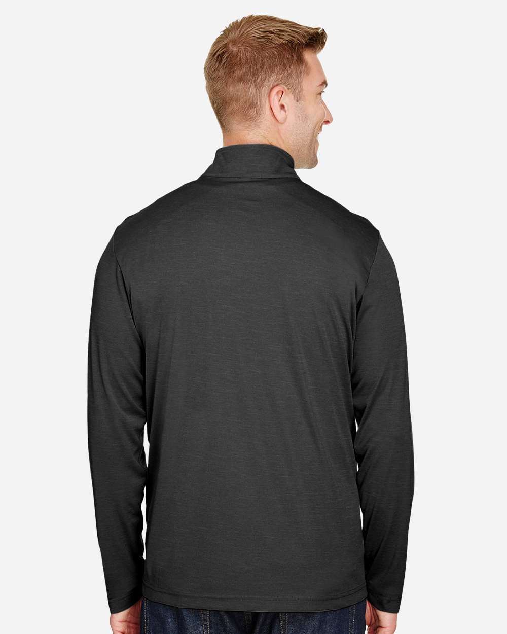 Men's Zone Sonic Heather Performance Quarter-Zip Pullover