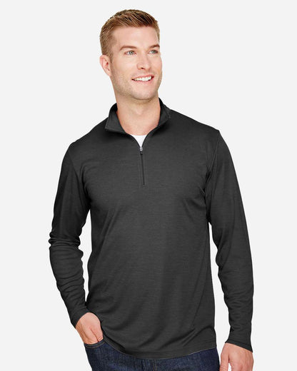 Men's Zone Sonic Heather Performance Quarter-Zip Pullover