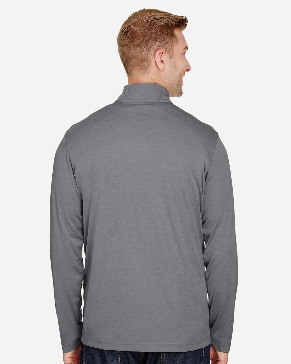 Men's Zone Sonic Heather Performance Quarter-Zip Pullover