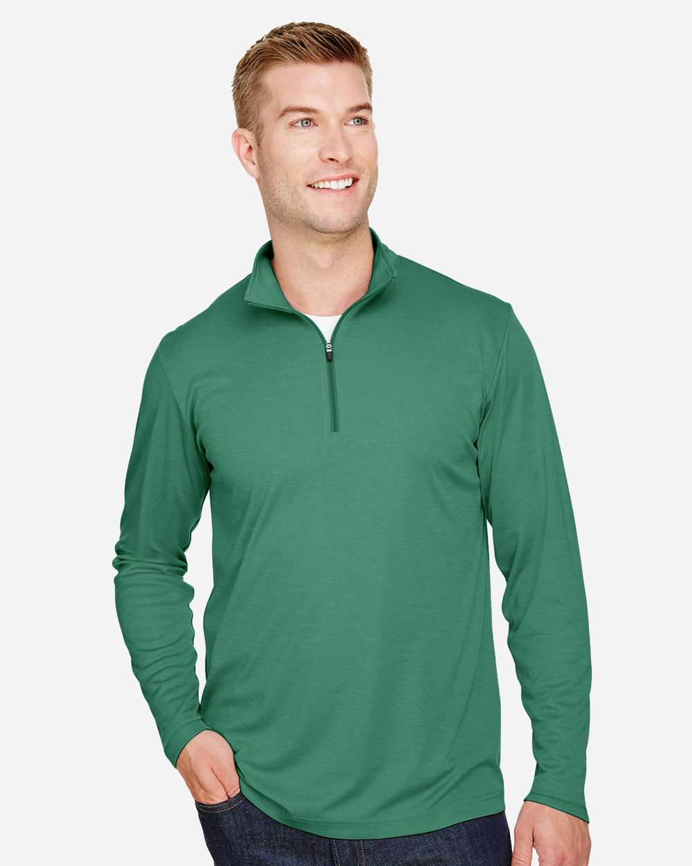 Men's Zone Sonic Heather Performance Quarter-Zip Pullover