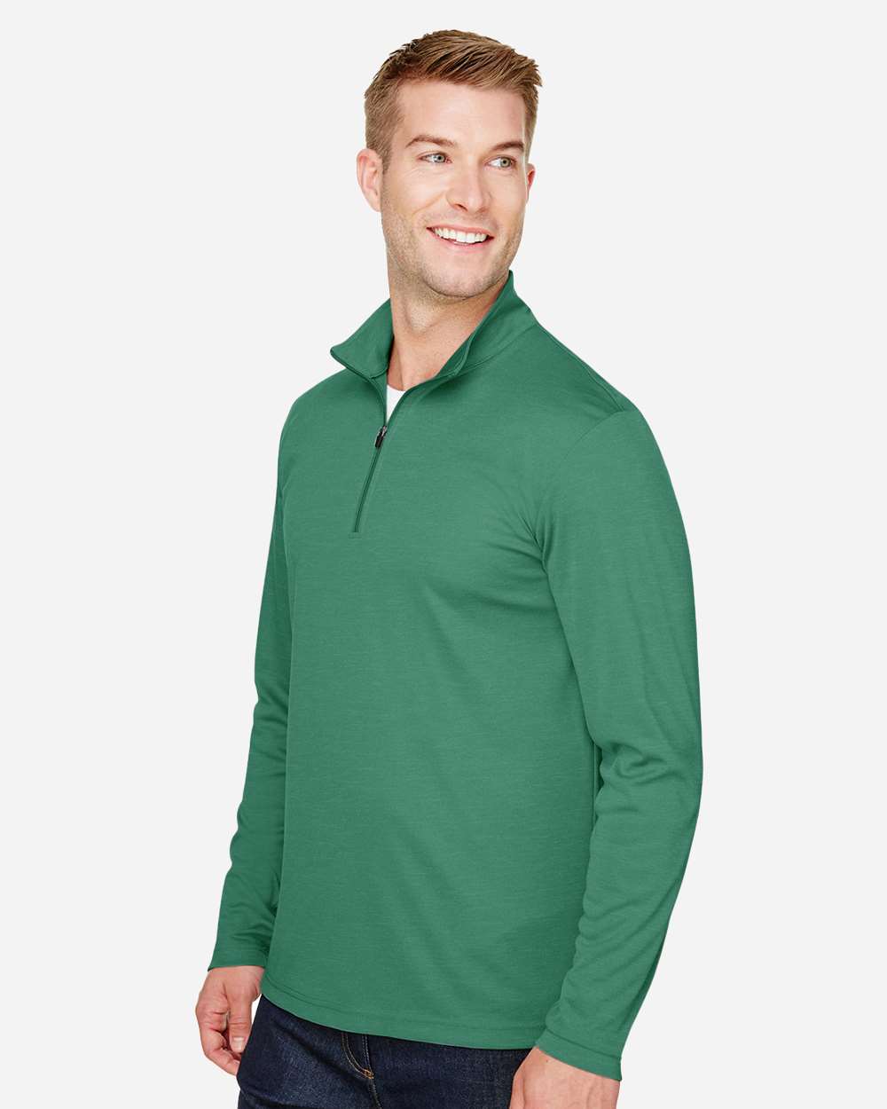 Men's Zone Sonic Heather Performance Quarter-Zip Pullover