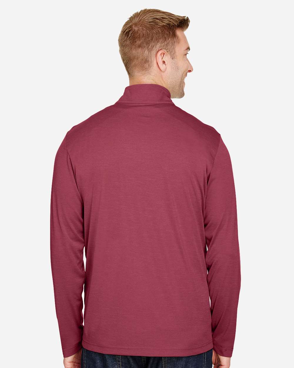Men's Zone Sonic Heather Performance Quarter-Zip Pullover