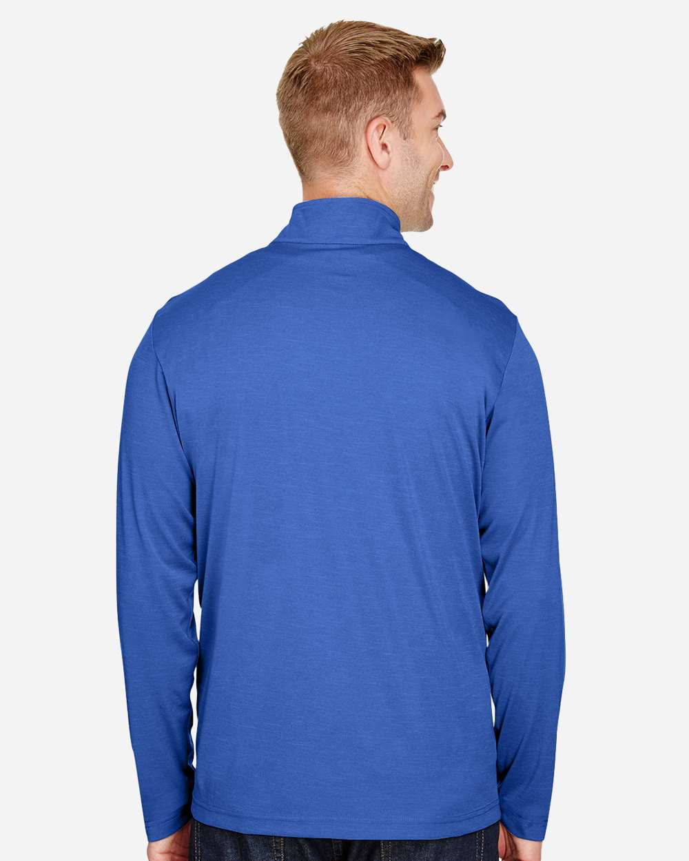 Men's Zone Sonic Heather Performance Quarter-Zip Pullover