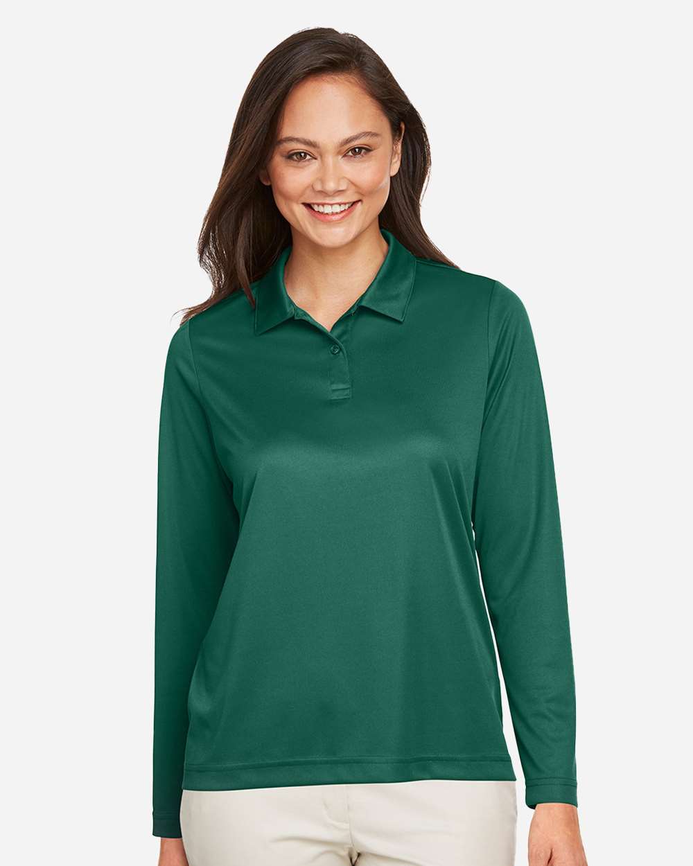 Women's Zone Performance Long Sleeve Polo