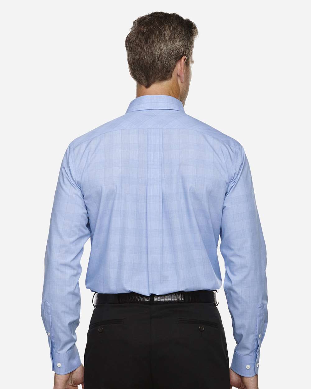 Men's Crown CollectionÂ® Glen Plaid Woven Dress Shirt