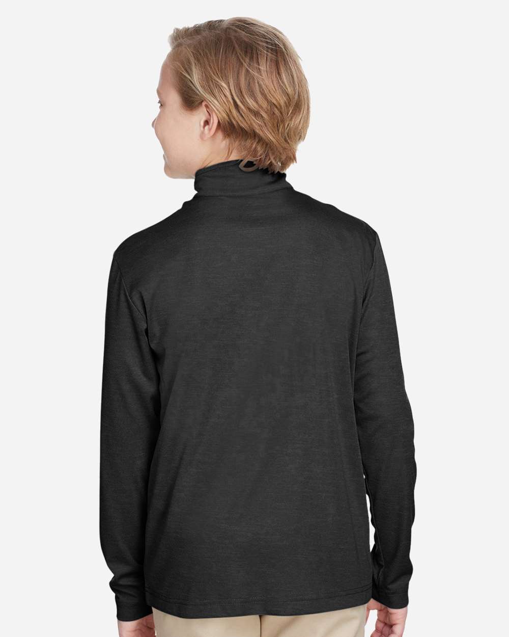 Youth Zone Sonic Heather Performance Quarter-Zip Pullolver