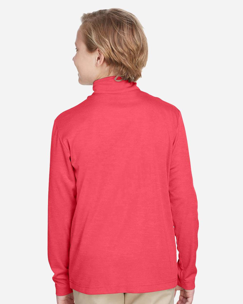 Youth Zone Sonic Heather Performance Quarter-Zip Pullolver