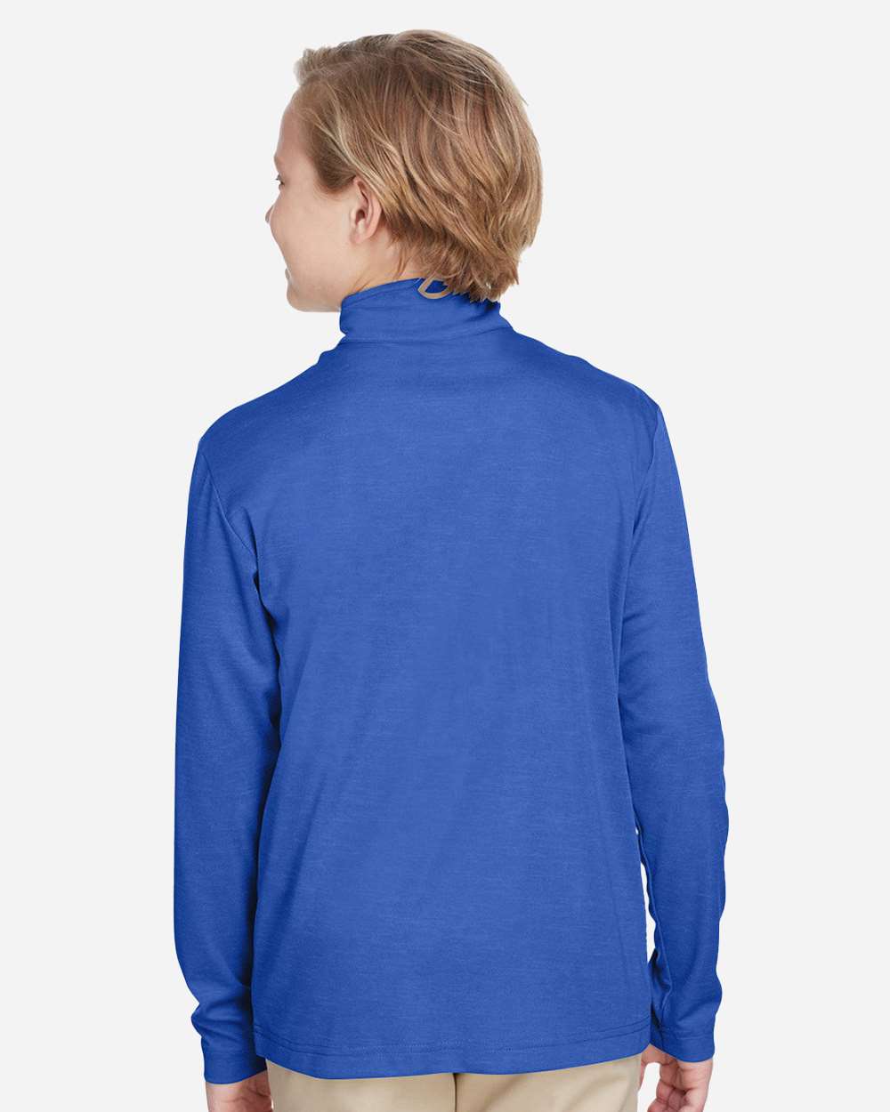 Youth Zone Sonic Heather Performance Quarter-Zip Pullolver
